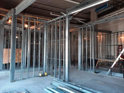Structural walls starting to take shape