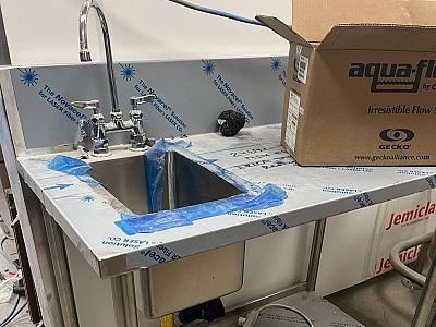 Stainless Installed in the Kitchen